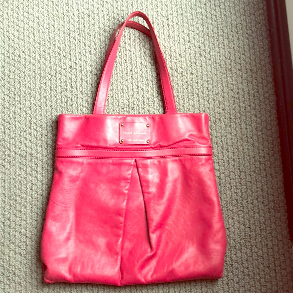 March Jacobs pink shoulder flat tote